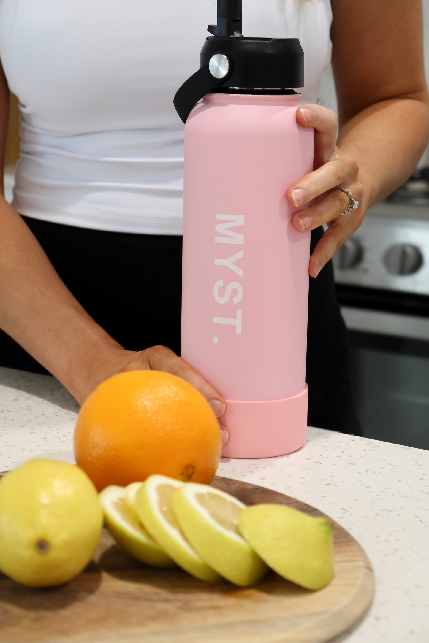 Rose - Insulated Water Bottle (40oz/1.2L)