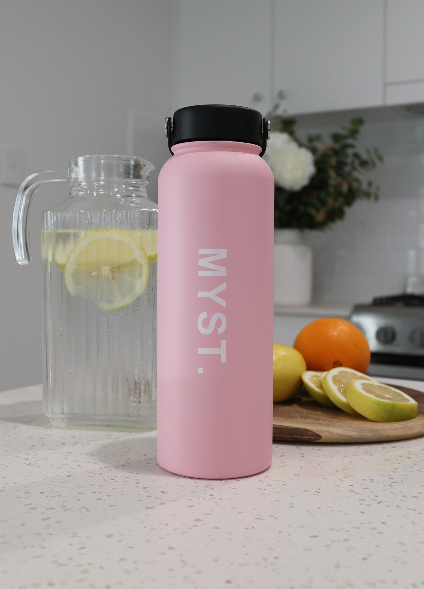 Rose - Insulated Water Bottle (40oz/1.2L)